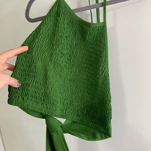 Women’s green crop top S